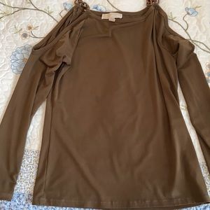 Michael Kors olive blouse